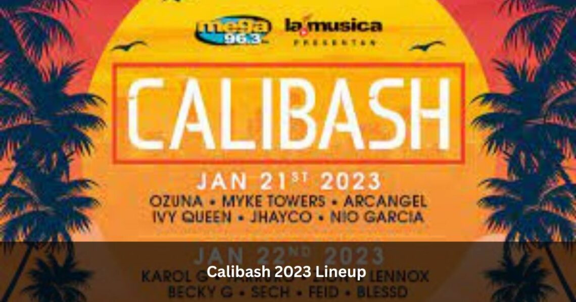 Calibash 2023 Lineup