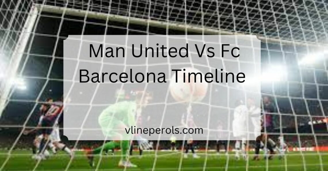 Man United Vs Fc Barcelona Timeline