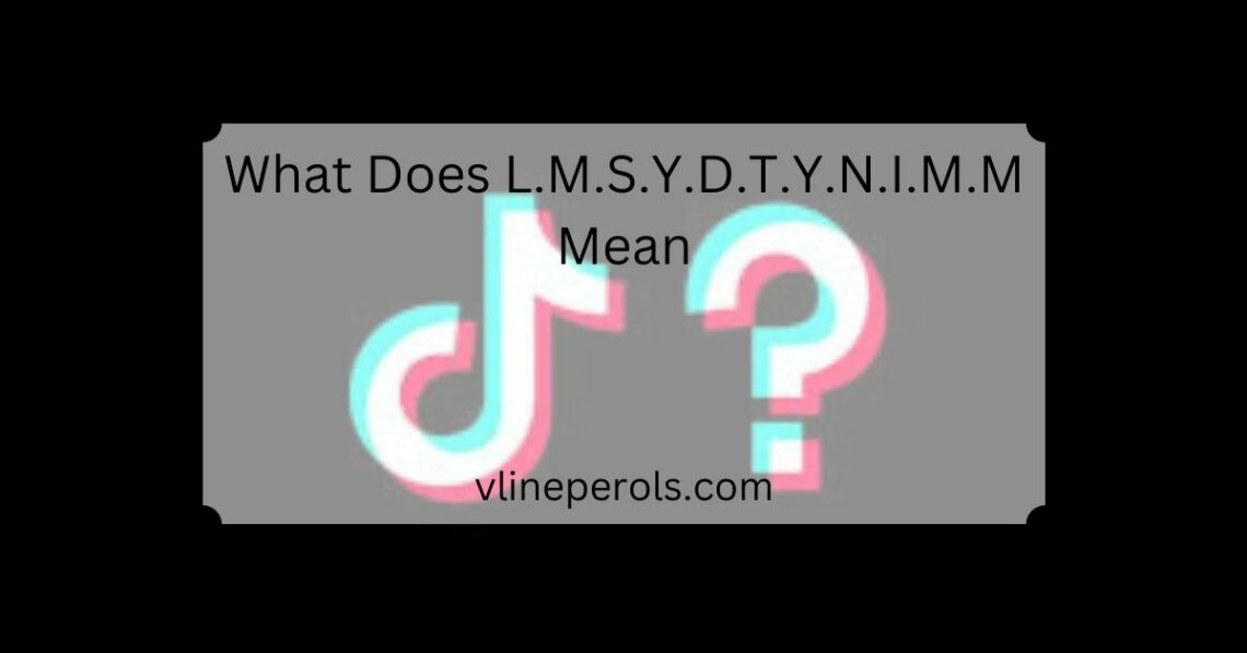 What Does L.M.S.Y.D.T.Y.N.I.M.M Mean