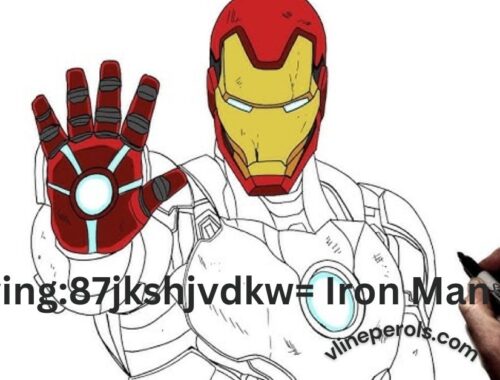 Drawing:87jkshjvdkw= Iron Man